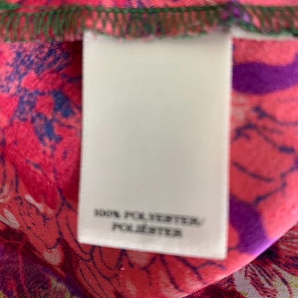 Ann Taylor 4 Floral Blouse Flowers Career Business - Picture 6 of 7